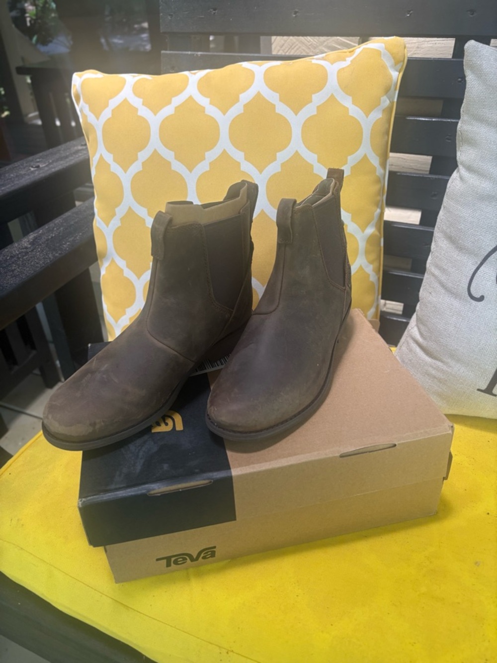 Teva Olive Brown Women's Chukka Boots